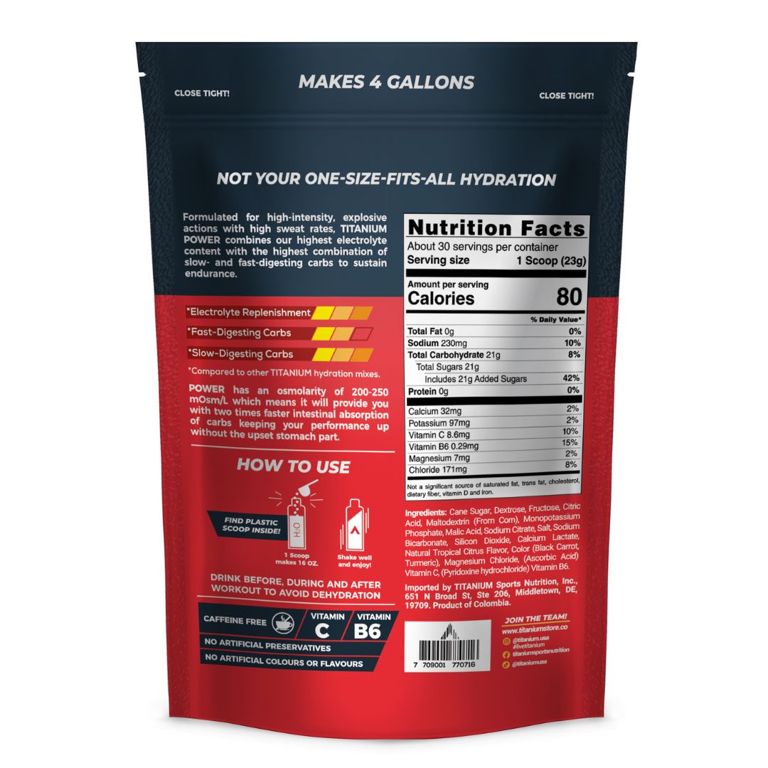 POWER HYDRATION MIX, 24.7 Oz. Bag