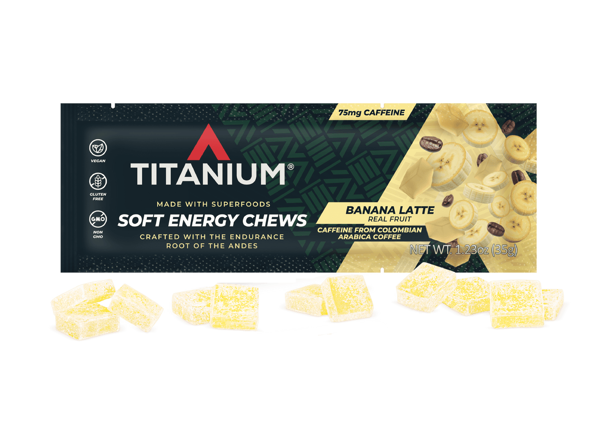 Soft Energy Chews, Banana Latte (+75mg Caffeine)