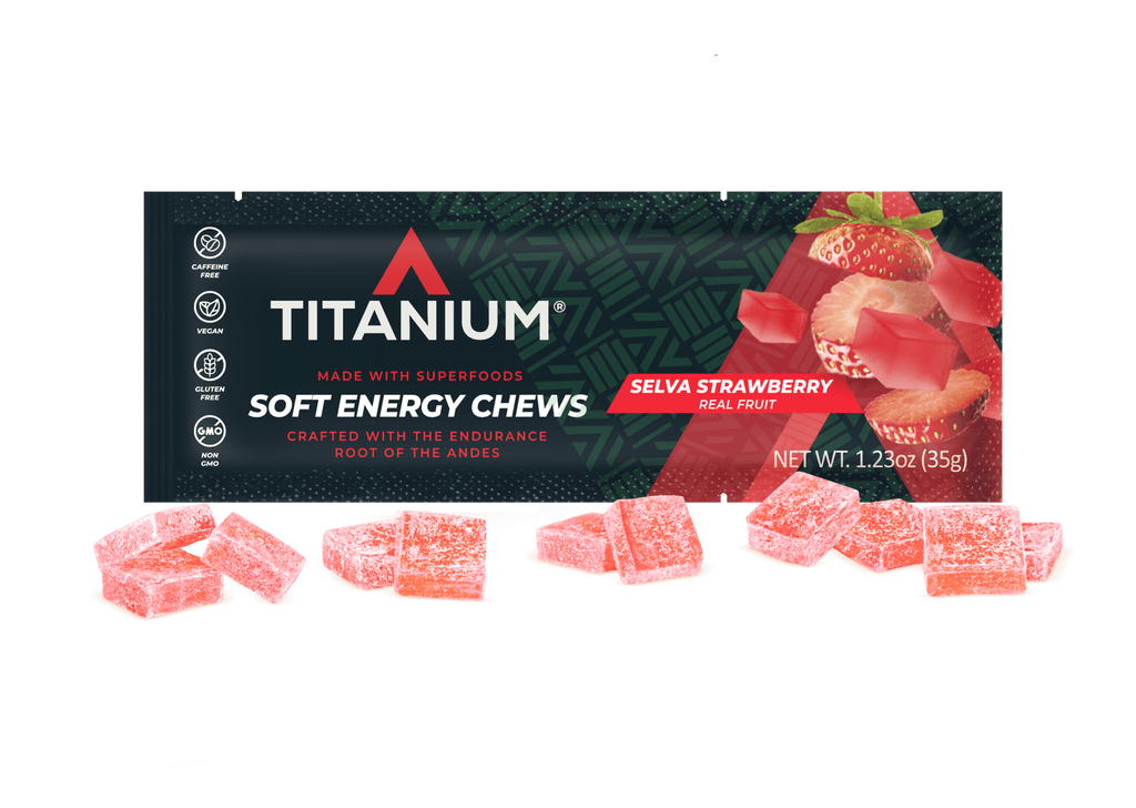 Intention Energy Group NANO BIVE2点セット Soft Energy Chews, Selva Strawberry - US - TITANIUM Sports Nutrition