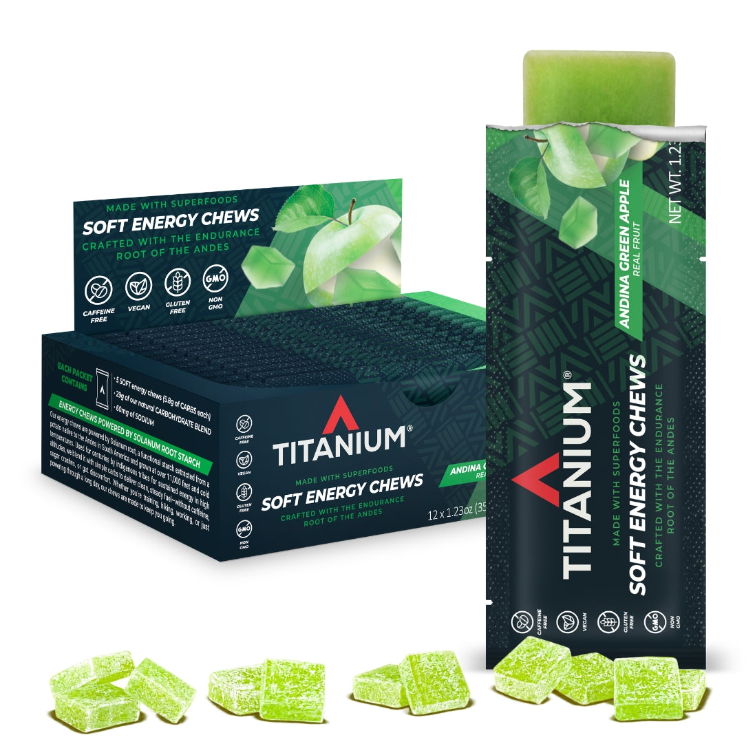 Soft Energy Chews, Andina Green Apple
