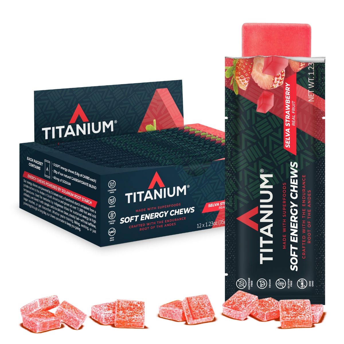 Soft Energy Chews, Selva Strawberry