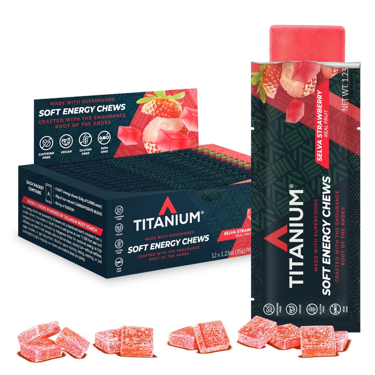 Soft Energy Chews, Selva Strawberry