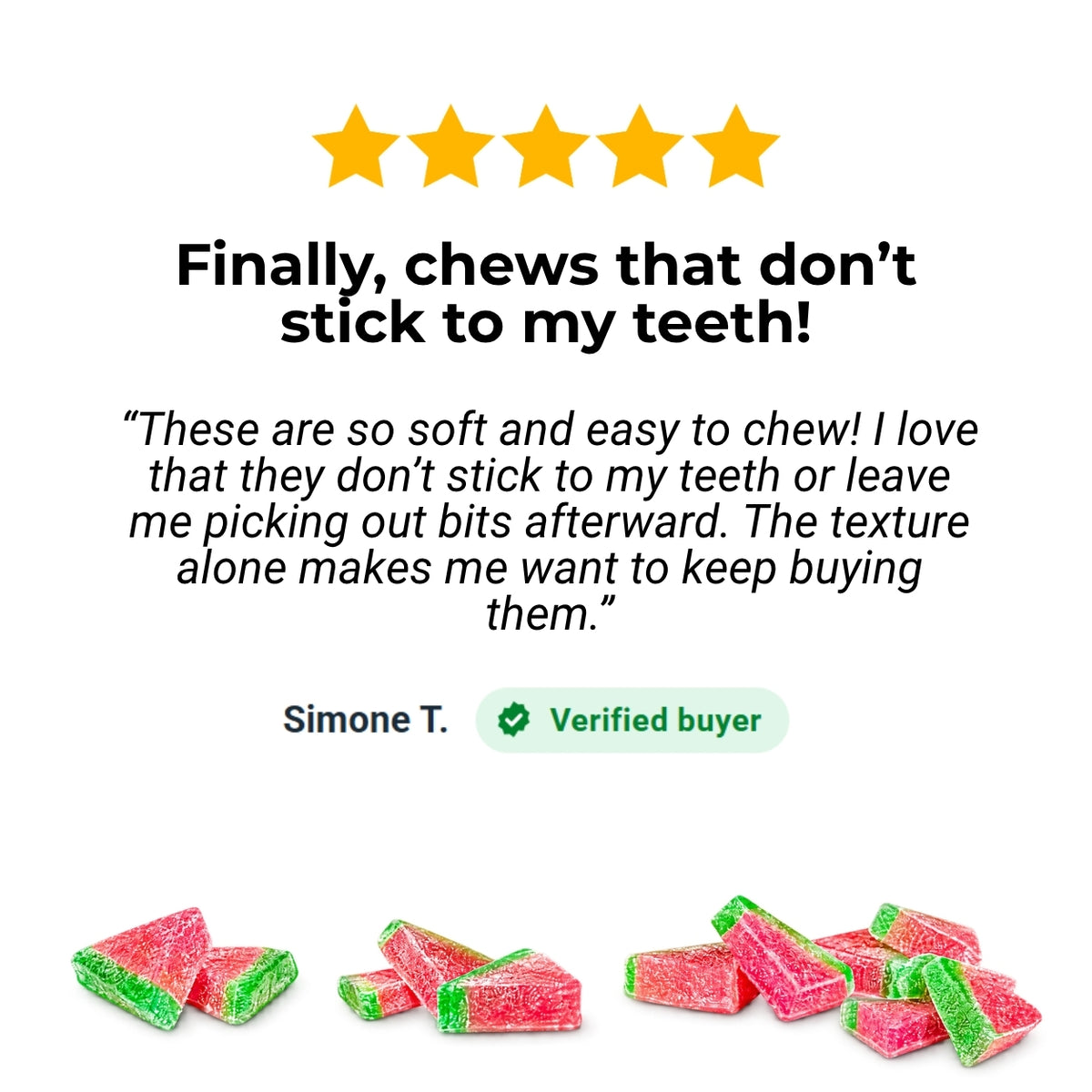 Soft Energy Chews, Watermelon Limon